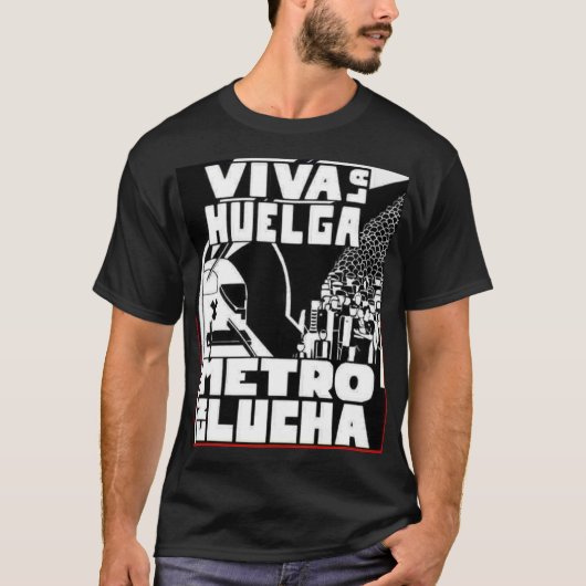 viva la huelga camisetta (t-shirt) t-shirt (Voorkant)