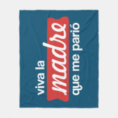 Viva la madre que me parió fleece deken (Voorkant)