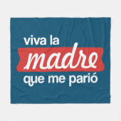 Viva la madre que me parió fleece deken (Voorkant (Horizontaal))