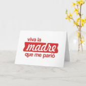 Viva la madre que me parió kaart (Gele Bloem)