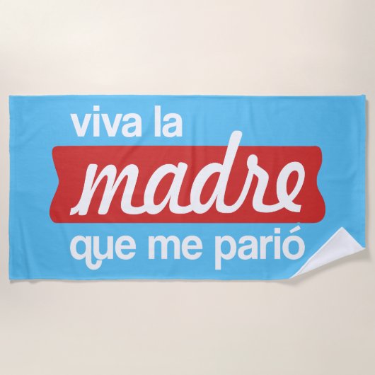 Viva la madre que me parió strandlaken (Voorkant)