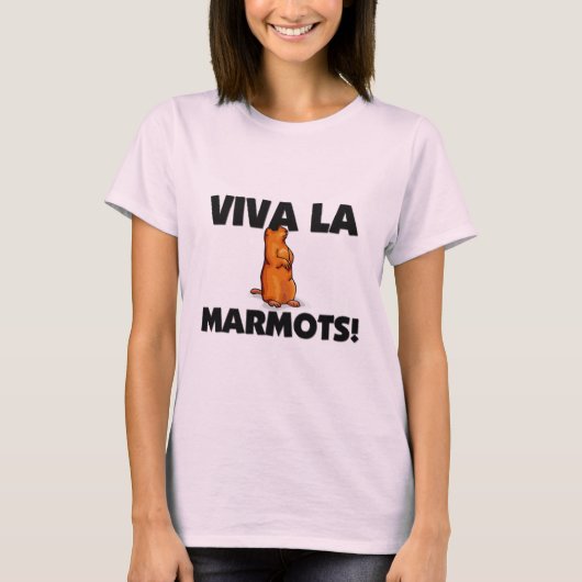 Viva La Marmots T-shirt (Voorkant)