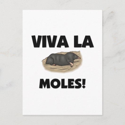 Viva La Moles Briefkaart (Voorkant)