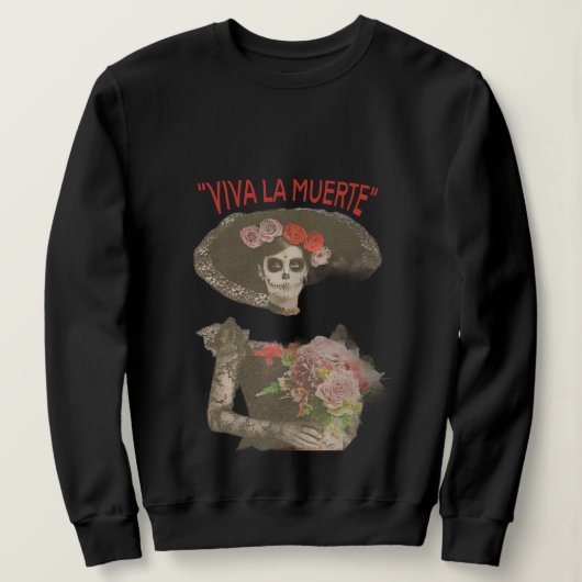 Viva la Muerte Gotische Sweatshirt (Design voorkant)
