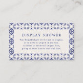 Viva La Novia Blue Talavera Vrijgezellenfeest Informatiekaartje (Voorkant)