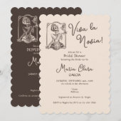 Viva la Novia Dag van het Dode Tweetalige Vrijgeze Kaart (Voorkant / Achterkant)