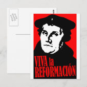 Viva la Reformacion LUTHER Briefkaart (Voorkant / Achterkant)