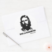 Viva La Resurrecion Ronde Sticker (Envelop)