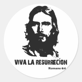 Viva La Resurrecion Ronde Sticker