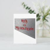 Viva la Revolucion Guillotine Briefkaart (Staand voorkant)