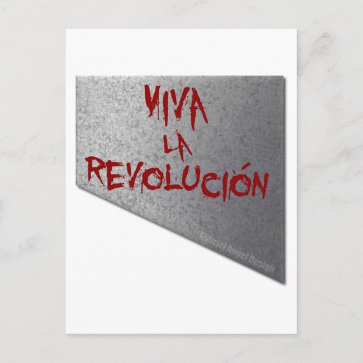 Viva la Revolucion Guillotine Briefkaart (Voorkant)