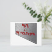 Viva la Revolucion Guillotine Briefkaart (Staand voorkant)