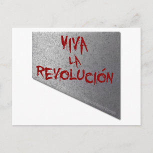 Viva la Revolucion Guillotine Briefkaart