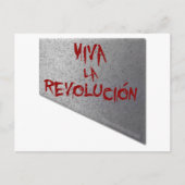 Viva la Revolucion Guillotine Briefkaart (Voorkant)