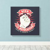 Viva La Revolution Canvas Afdruk (Insitu (Houten vloer))