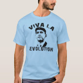 Viva La Revolution! Obama Revolutie T-shirt (Voorkant)