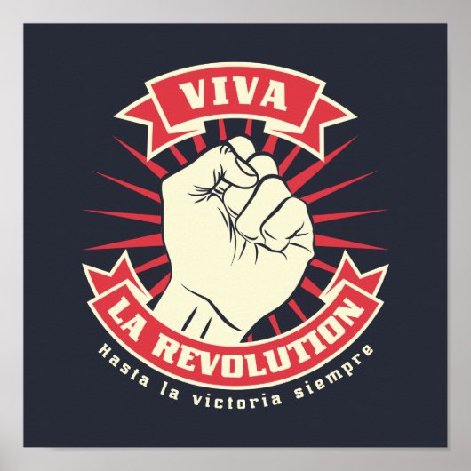 Viva La Revolution Poster (Voorkant)