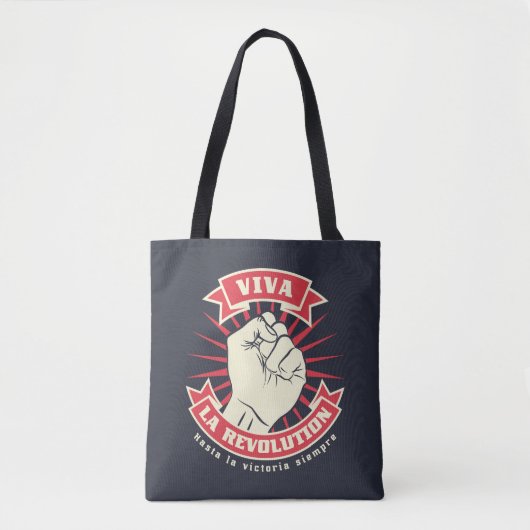 Viva La Revolution Tote Bag (Voorkant)