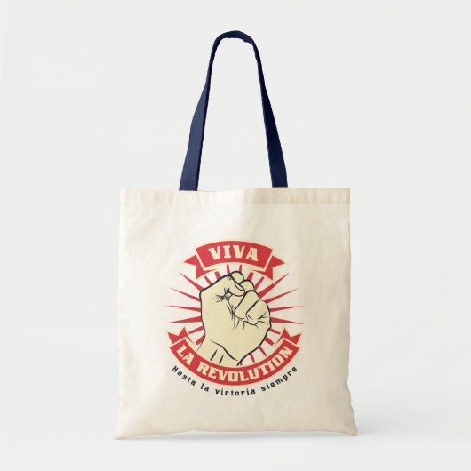 Viva La Revolution Tote Bag (Voorkant)