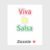 viva la salsa sticker (Vel)