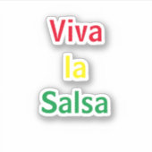 viva la salsa sticker (Voorkant)