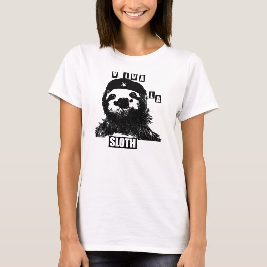 Viva la Sloth (verkrijgbaar in mannen grootten) T-shirt (Voorkant)