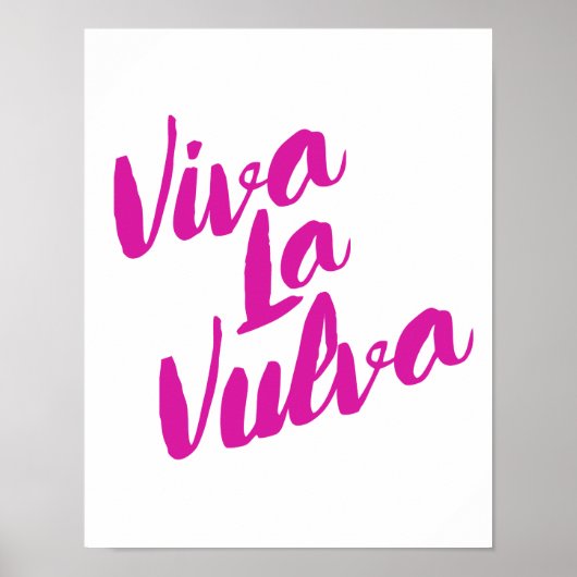 Viva La V Poster (Voorkant)