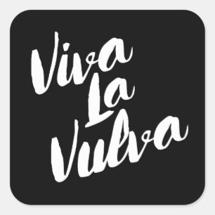 Viva La V Vierkante Sticker
