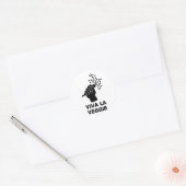 Viva La Veggie Ronde Sticker (Envelop)