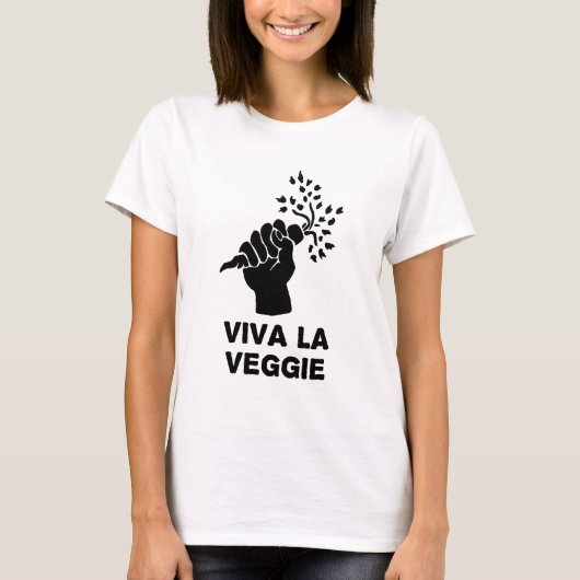 Viva La Veggie T-shirt (Voorkant)
