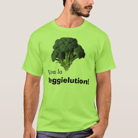 Viva la Veggielution! T-shirt (Voorkant)