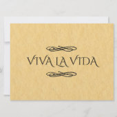 Viva La Vida Sign | Live Life Sign (Voorkant)