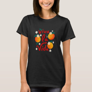 Viva La Vida Spaanse Fruit & Floral T-shirt