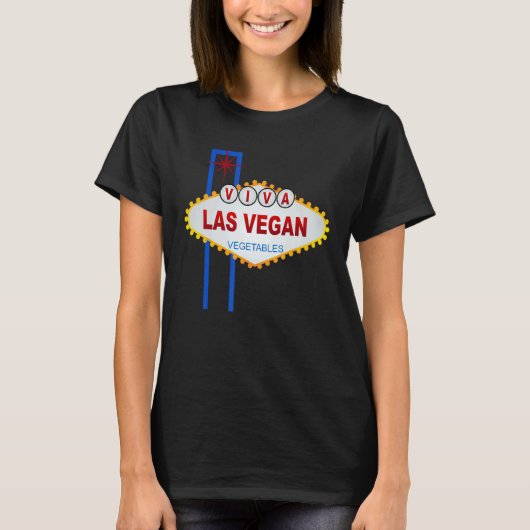 Viva Las Vegan - Groenten - grappig T-shirt (Voorkant)