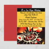 Viva Las Vegas Casino Theme Weddings Kaart (Voorkant / Achterkant)