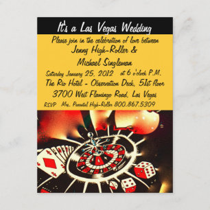 Viva Las Vegas Casino Theme Weddings Kaart