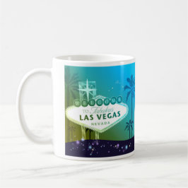 Viva Las Vegas Cyan Blue Wedding Gift Mok