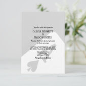Viva Las Vegas Destination Wedding Invitation Kaart (Staand voorkant)