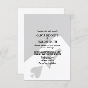 Viva Las Vegas Destination Wedding Invitation Kaart