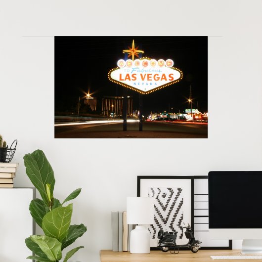 Viva Las Vegas. Poster (Thuiskantoor)
