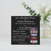 Viva Las Vegas Slot Machine Party Kaart (Staand voorkant)