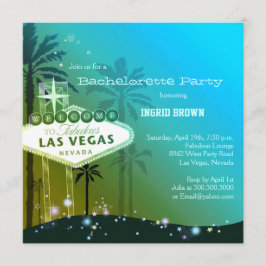Viva Las Vegas vrijgezellenfeest Kaart