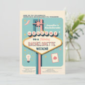 Viva Las Vegas vrijgezellenweekend Kaart (Staand voorkant)