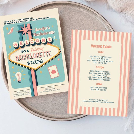 Viva Las Vegas vrijgezellenweekend Kaart