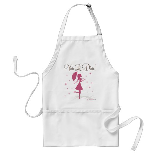 Viva Le Diva! Apron Standaard Schort (Voorkant)