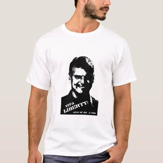 VIVA LIBERTY - ACLU of KS & WMO AIDS T-shirt (Voorkant)