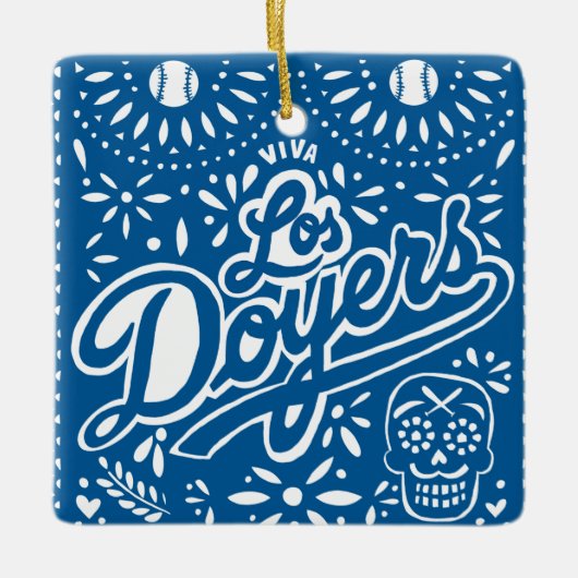 VIVA LOS DOYERS KERAMISCH ORNAMENT (Voorkant)