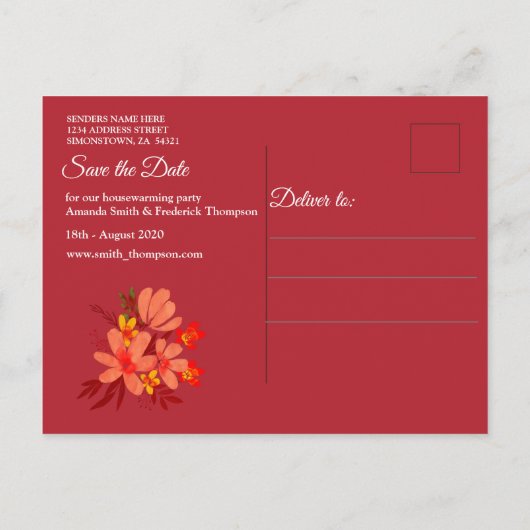 Viva Magenta 2023 Aankondiging Briefkaart (Achterkant)