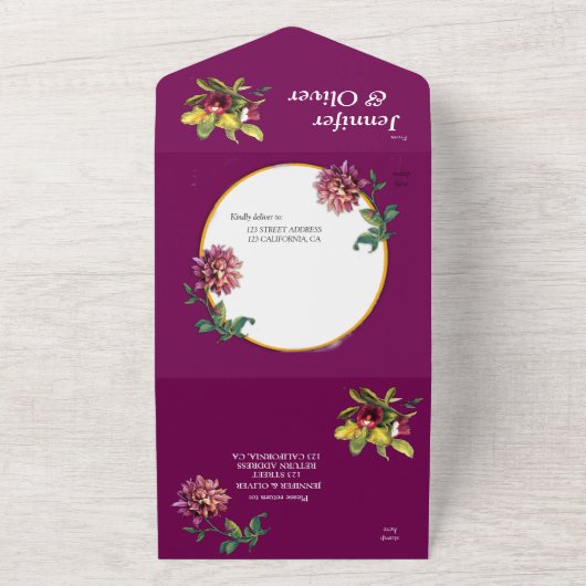 Viva Magenta 2023 All In One Uitnodiging (Buitenkant)