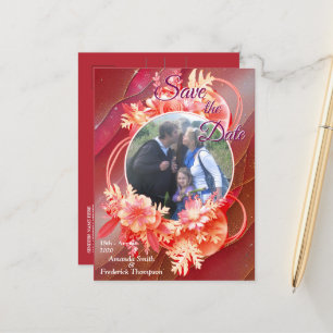 Viva Magenta Aankondiging Briefkaart